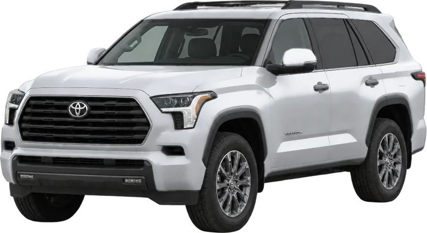 Toyota Sequoia 2026 front three-quarter view