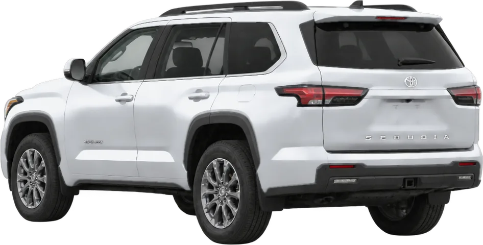 Toyota Sequoia 2026 rear three-quarter view