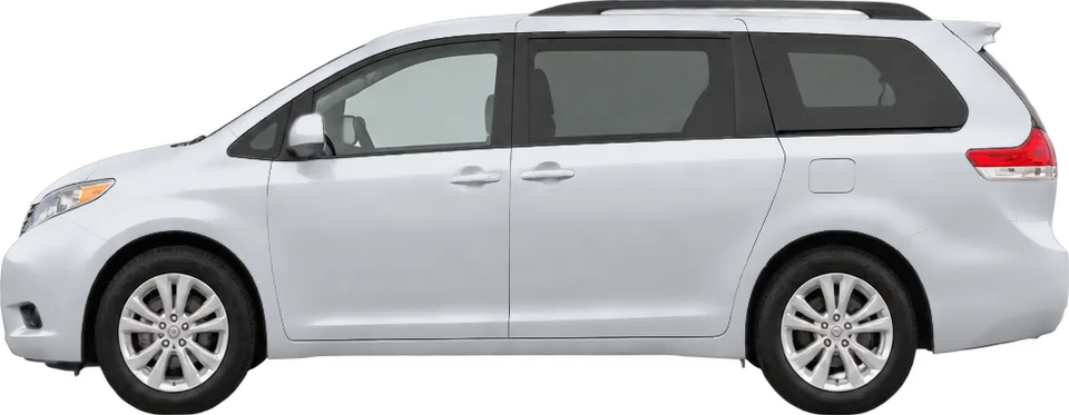 Toyota Sienna 2020 side view