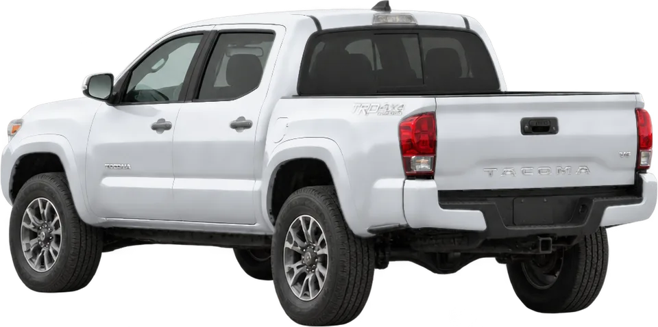 Toyota Tacoma 2023 rear three-quarter view