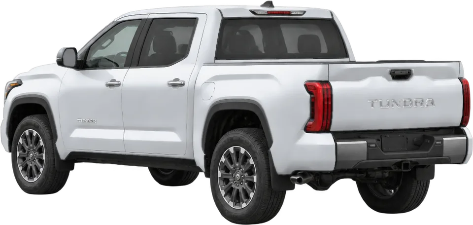 Toyota Tundra 2026 rear three-quarter view
