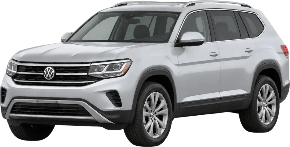 Volkswagen Atlas 2026 front three-quarter view