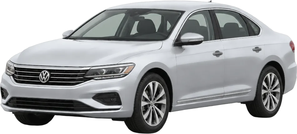 Volkswagen Passat 2022 front three-quarter view