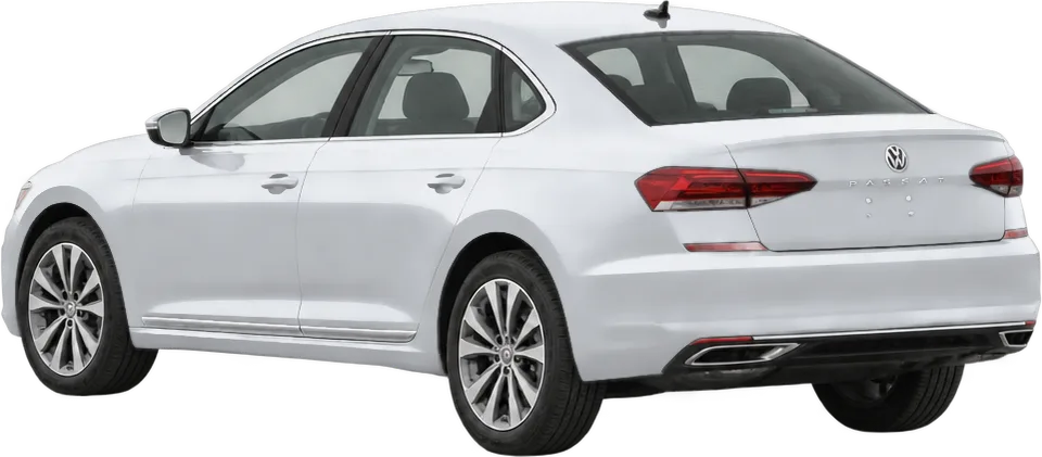Volkswagen Passat 2022 rear three-quarter view