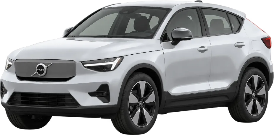 Volvo C40 2024 front three-quarter view