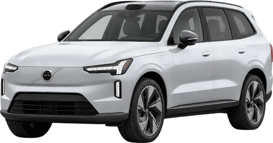 Volvo EX90 2026 front three-quarter view