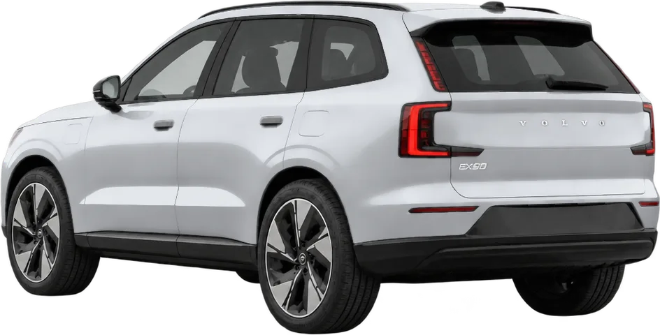 Volvo EX90 2026 rear three-quarter view