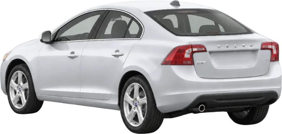 Volvo S60 2025 rear three-quarter view