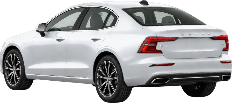 Volvo S60 2025 rear three-quarter view