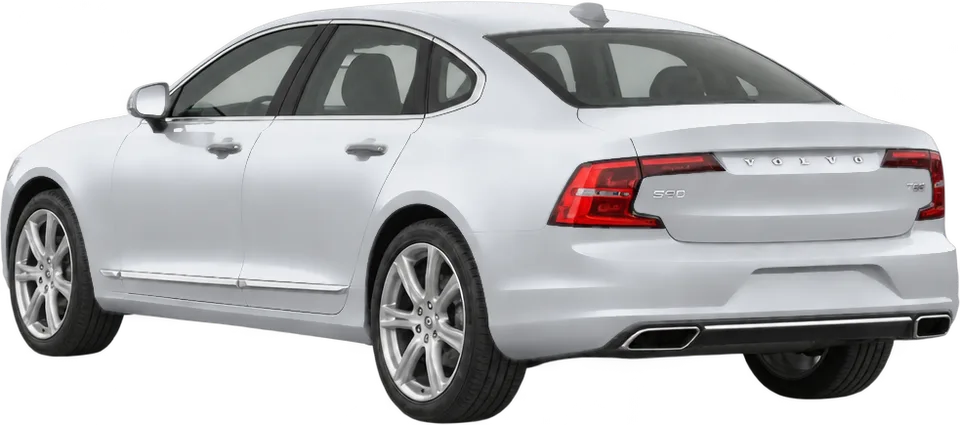 Volvo S90 2017 rear three-quarter view