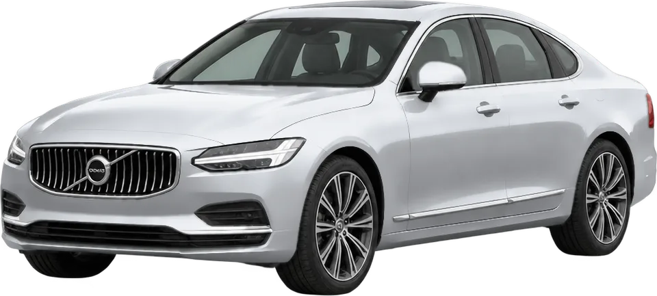 Volvo S90 2026 front three-quarter view