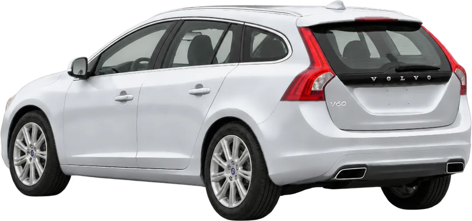 Volvo V60 2018 rear three-quarter view