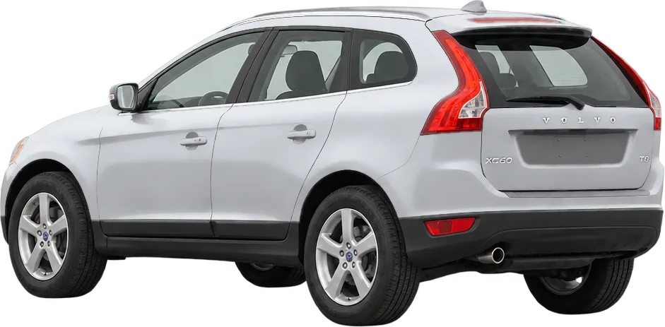 Volvo XC60 2026 rear three-quarter view