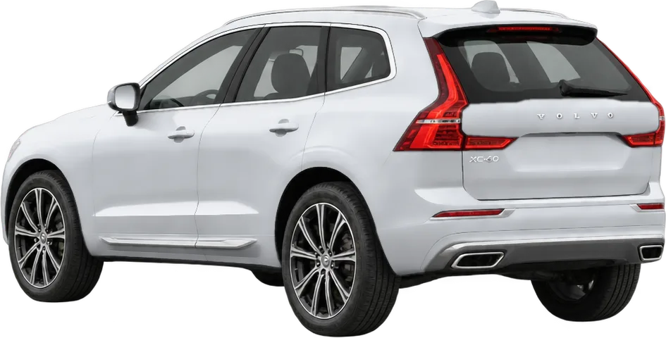 Volvo XC60 2026 rear three-quarter view
